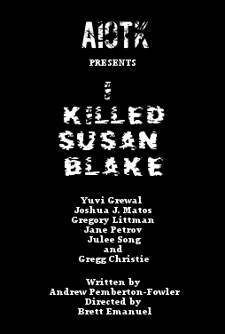 I Killed Susan Blake